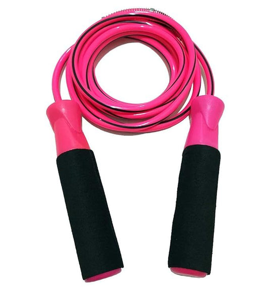 Plastic Handle Skipping-Rope Jump for Men Women-PINK